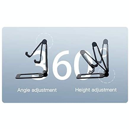 31A2G1N8nJL._AC Mobile Phone & Tablet 12.9 Inch Holder Aluminum Alloy Anti-Skid Mini Desktop Mount Universal Holder Bracket Yesido c98