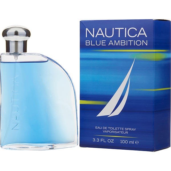 3614227853492 Nautica Cologne for Men 3.4 oz Eau de Toilette Spray - Blue Ambition
