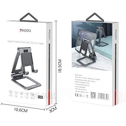 41oJVd5h-0L._AC Mobile Phone & Tablet 12.9 Inch Holder Aluminum Alloy Anti-Skid Mini Desktop Mount Universal Holder Bracket Yesido c98