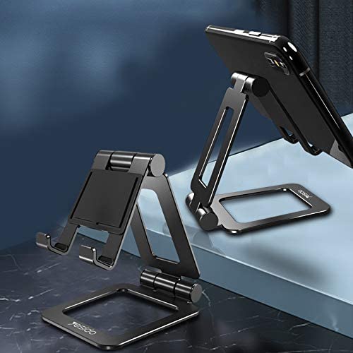 41siVHpc_ZL._AC Mobile Phone & Tablet 12.9 Inch Holder Aluminum Alloy Anti-Skid Mini Desktop Mount Universal Holder Bracket Yesido c98