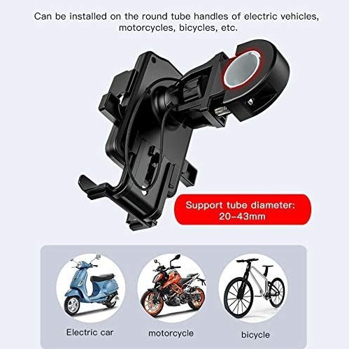 51hi33rTfJL._AC Mobile Bike Holder For Bike, Bicycle & Motorcycle 360° Rotation Easily Using Adjustable Anti Shake Holder Stand Premium Quality Yesido Model C94.