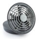 Treva 5" portable Fan 2 Speed lightweight with Tilting and 3 power sources 02cool Fd5033