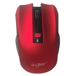 7b710af5-ad2c-4411-bd14-f553b3d21a8a Wireless mini mouse 2.4Ghz for computer & Laptops 1600 Dpi optical sensor agi-2095 agiler - Red