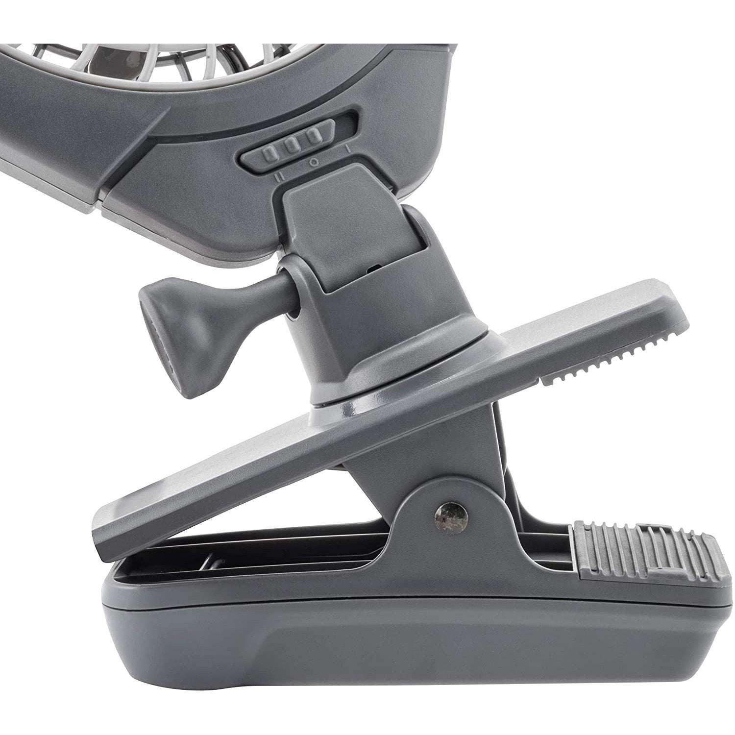81BtutMiAQL._AC_SL1500 Treva 5" Battery Powered Clip Slim and Portable Cooling Fan with Clamp Multi-Directional Rotating and Adjustable Head