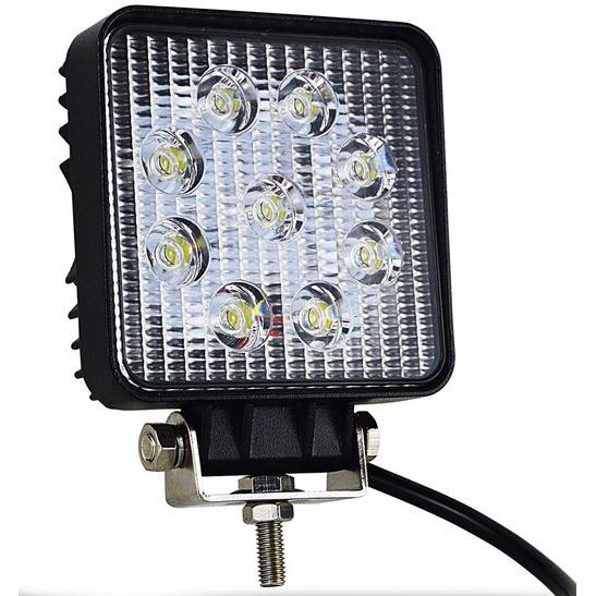 LED Pod Lights Driving Fog Lights 27W 4"LED Driving OffRoad Lights Work Auxiliary Lights Nippon America NL-LBSQ-14-27W