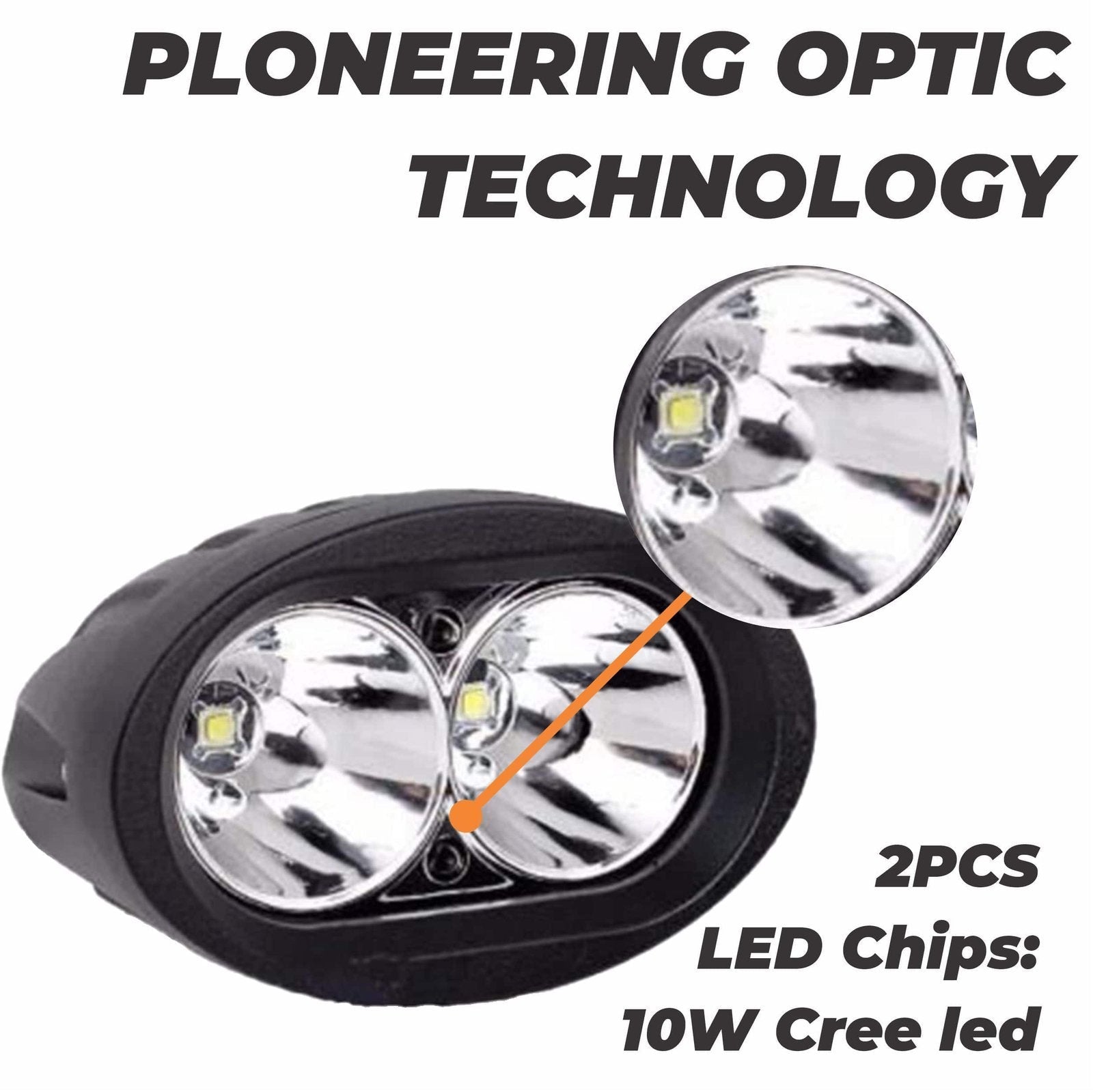 LED work Light 20W 1700LM waterproof spot beam span life 30000 Hours Nippon America NL-LBOV-43-20W