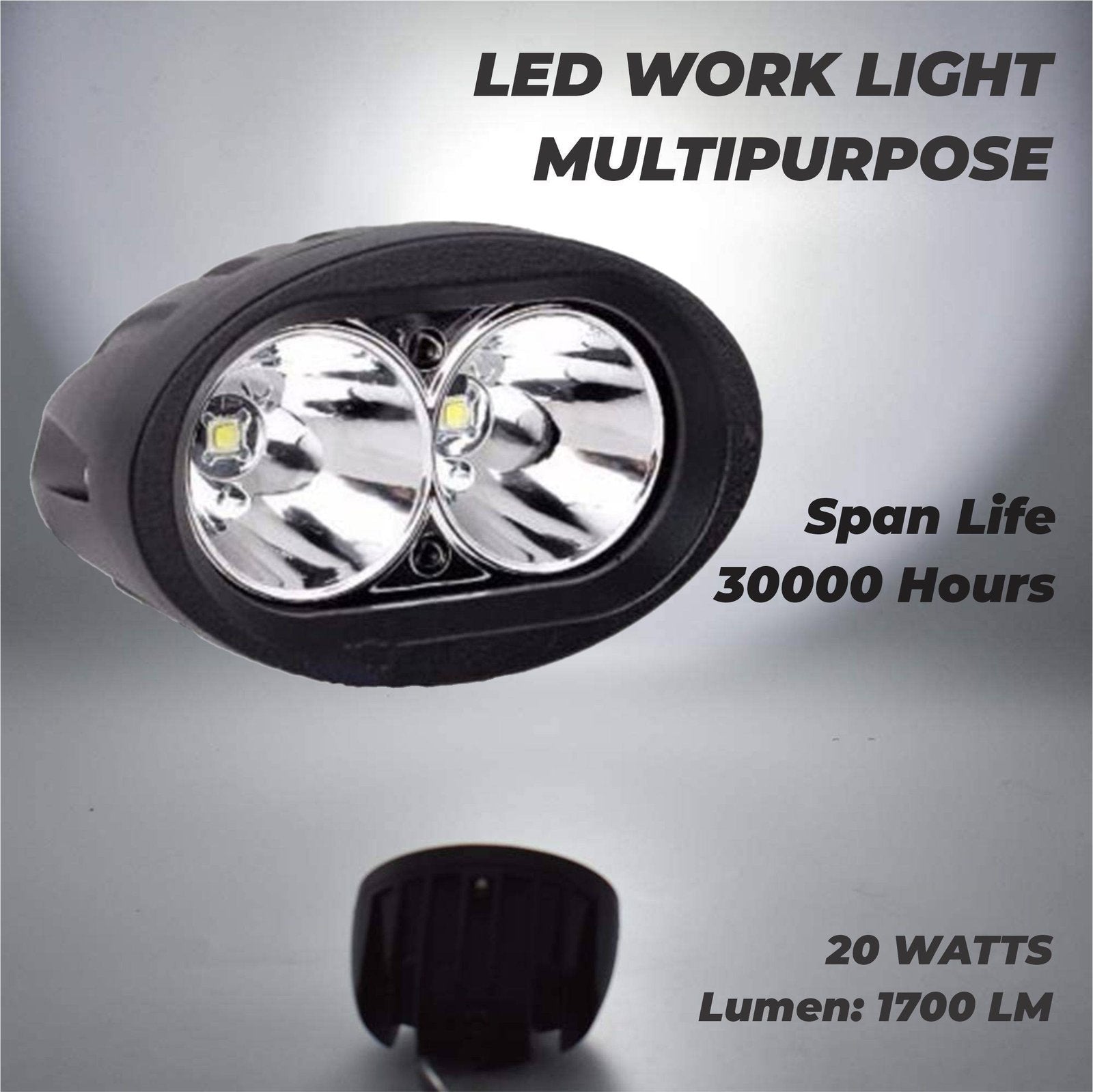 LED work Light 20W 1700LM waterproof spot beam span life 30000 Hours Nippon America NL-LBOV-43-20W