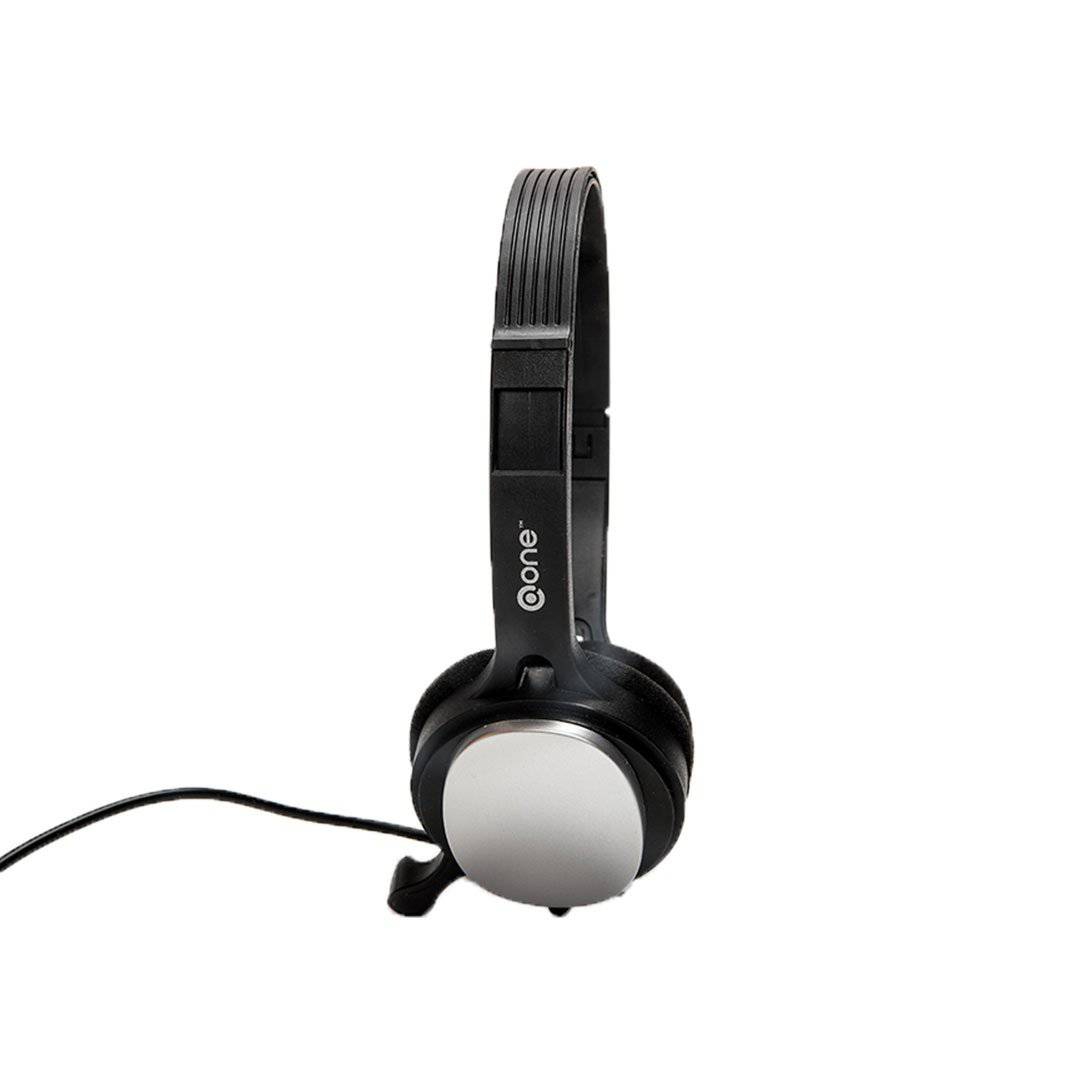One PC Wired Headphones with Stereo Surround & Tangle Free Cord - EHP-321