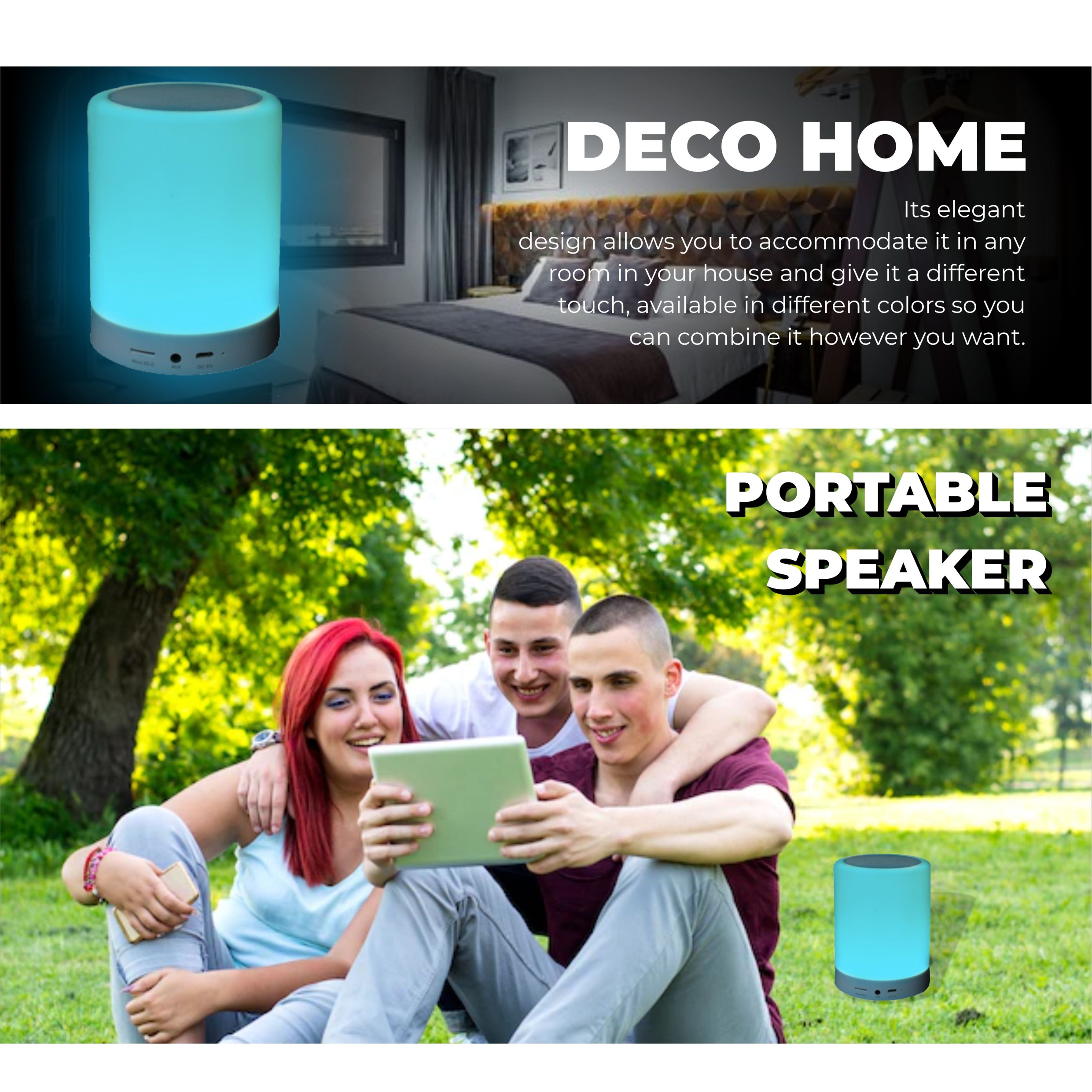RectanguloPowerClip_718ab21b-7412-45a4-809f-744d7377e7e6 Novik Neo Focus Portable Speaker with Multicolor LED Lamp Lights Including Bluetooth, Aux, USB & MicroSD – Novik Neo Focus