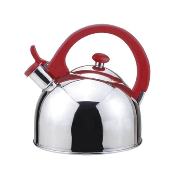 megafesa-acacia-2-qts-stainless-steel-stovetop-tea-kettle-with-whistle-red-983 Megafesa Acacia 2 Qts. Stainless Steel Stovetop Tea Kettle with Whistle - Red