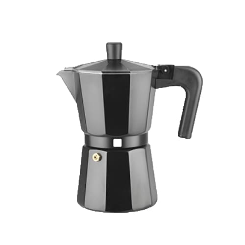 Megafesa Kenia Noir Coffee Maker enamelled aluminum Made in Black