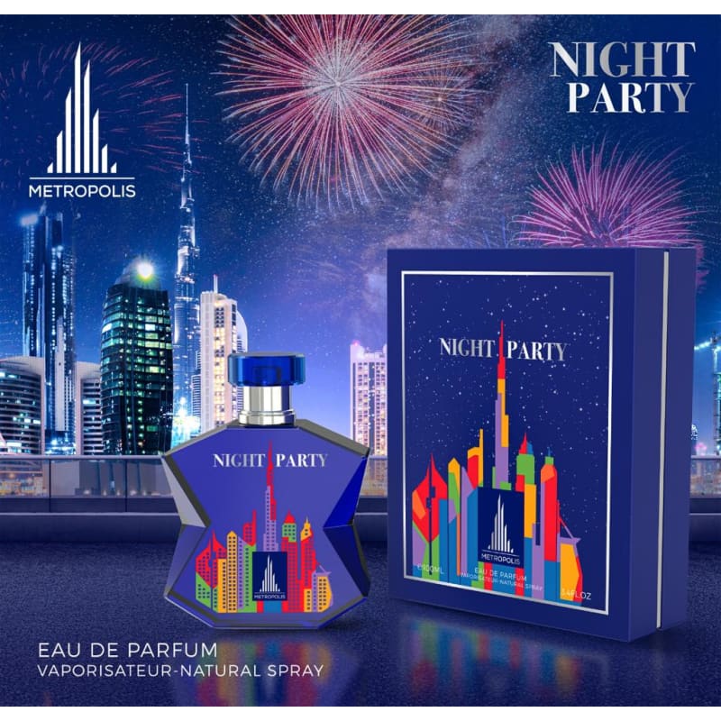 metropolis-eau-de-perfum-unisex-100ml-3-4oz-503 Metropolis Eau de Perfum Unisex 100ml / 3.4Oz - Nigth Party