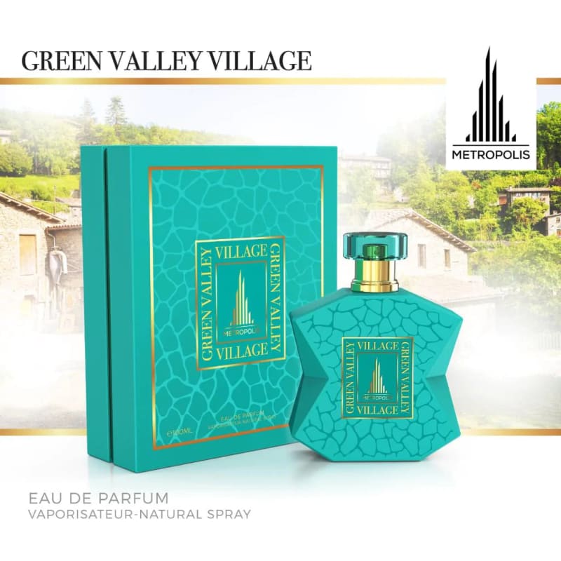 metropolis-eau-de-perfum-unisex-100ml-3-4oz-521 Metropolis Eau de Perfum Unisex 100ml / 3.4Oz - Green Valley
