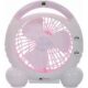 Mini portable Rechargeable fan with light Indoors or Outdoors - jr5500