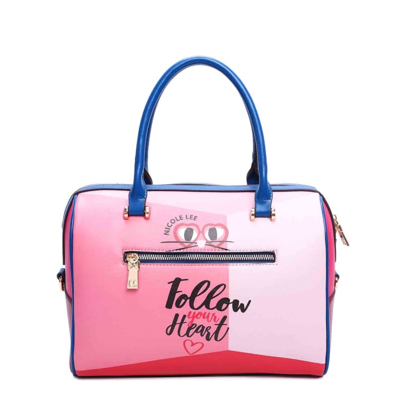 nicole-lee-daisy-takes-love-boston-bag-made-in-vegan-leather-dtl16010-285 Nicole Lee Daisy Takes Love Boston Bag Made in vegan Leather - DTL16010