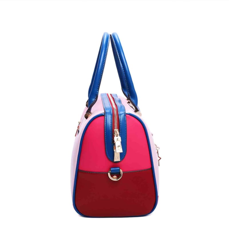 nicole-lee-daisy-takes-love-boston-bag-made-in-vegan-leather-dtl16010-619 Nicole Lee Daisy Takes Love Boston Bag Made in vegan Leather - DTL16010