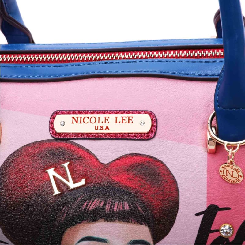 nicole-lee-daisy-takes-love-boston-bag-made-in-vegan-leather-dtl16010-736 Nicole Lee Daisy Takes Love Boston Bag Made in vegan Leather - DTL16010