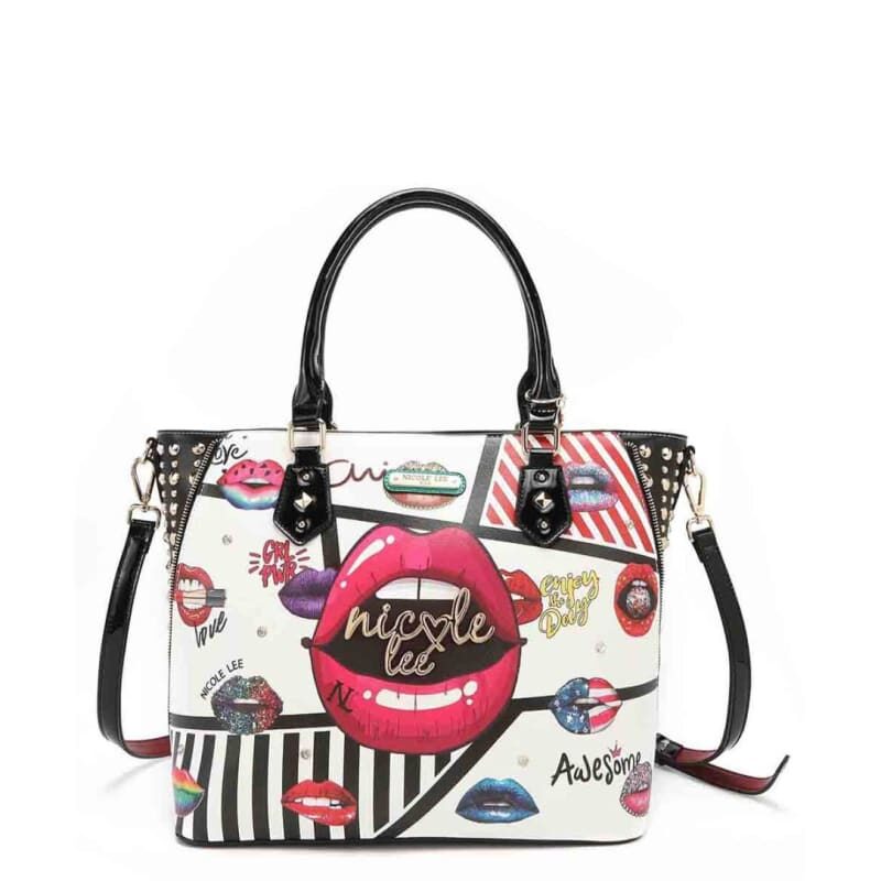 Nicole Lee “Sugar Lips” Studded Shopper Bag - SL16093
