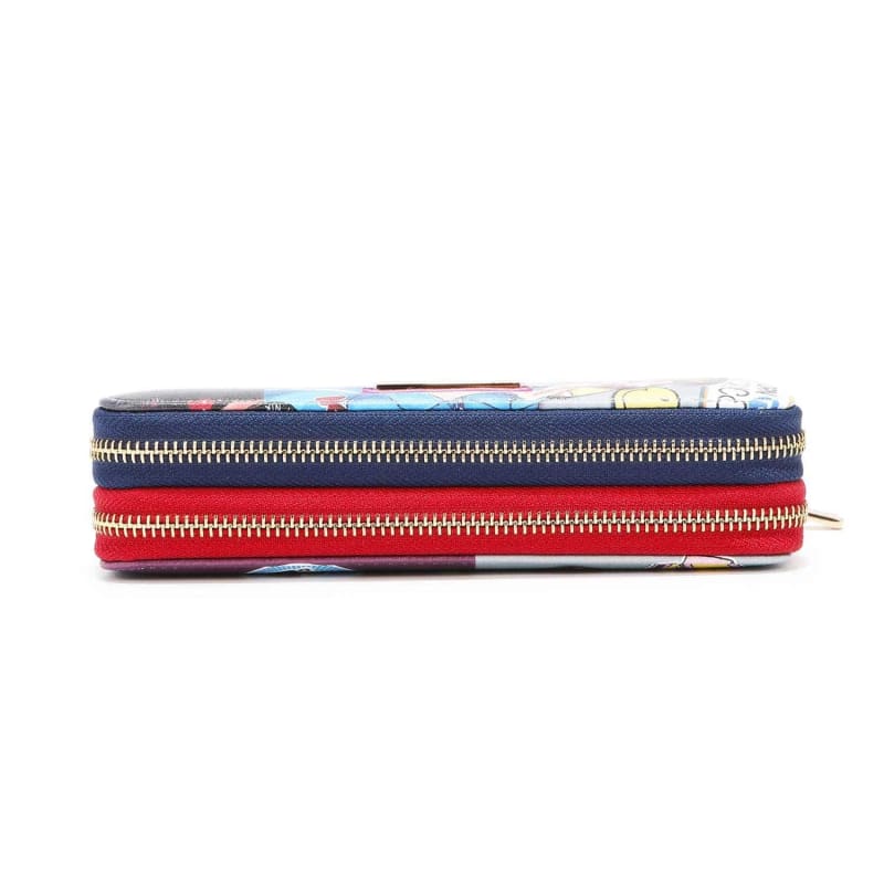 nikky-by-nicole-lee-double-zipper-eco-leather-wallet-with-rfid-nk20376-524 Nikky by Nicole Lee Double Zipper ECo-Leather Wallet with RFID - NK20376