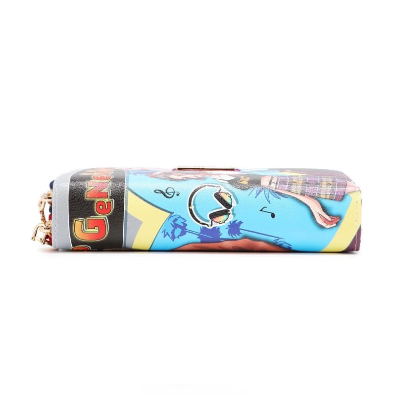 nikky-by-nicole-lee-double-zipper-eco-leather-wallet-with-rfid-nk20376-611 Nikky by Nicole Lee Double Zipper ECo-Leather Wallet with RFID - NK20376