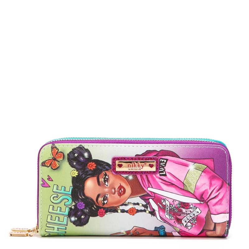 nikky-by-nicole-lee-double-zipper-eco-leather-wallet-with-rfid-nk20376-alyssa-dreams-765 Nikky by Nicole Lee Double Zipper ECo-Leather Wallet with RFID - NK20376 - Alyssa Dreams