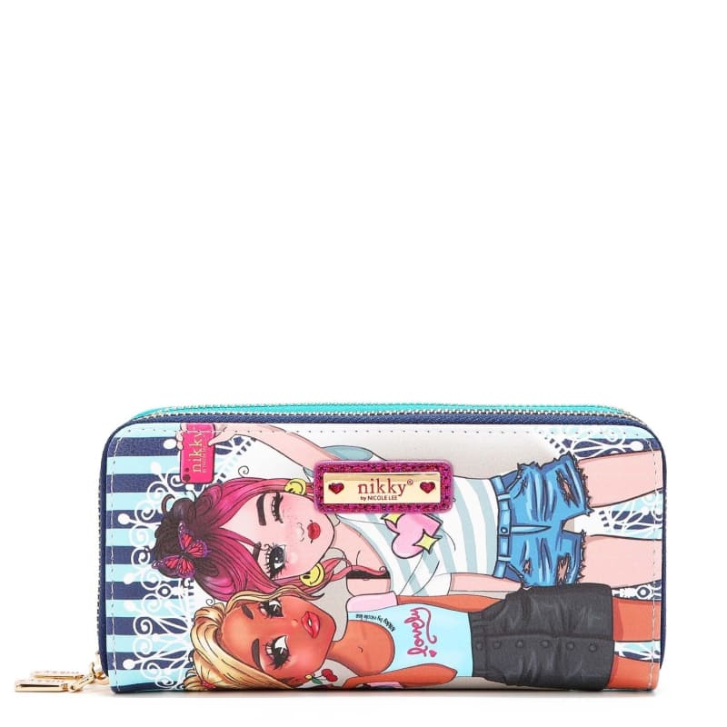 nikky-by-nicole-lee-double-zipper-eco-leather-wallet-with-rfid-nk20376-queenies-647 Nikky by Nicole Lee Double Zipper ECo-Leather Wallet with RFID - NK20376 - Queenies