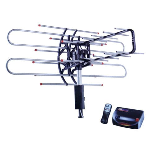 Nippon AmericaRemote Controlled 360° Motorized & Amplified Rotating Antenna HD/DTV/UHF/VHF/FM - WV870
