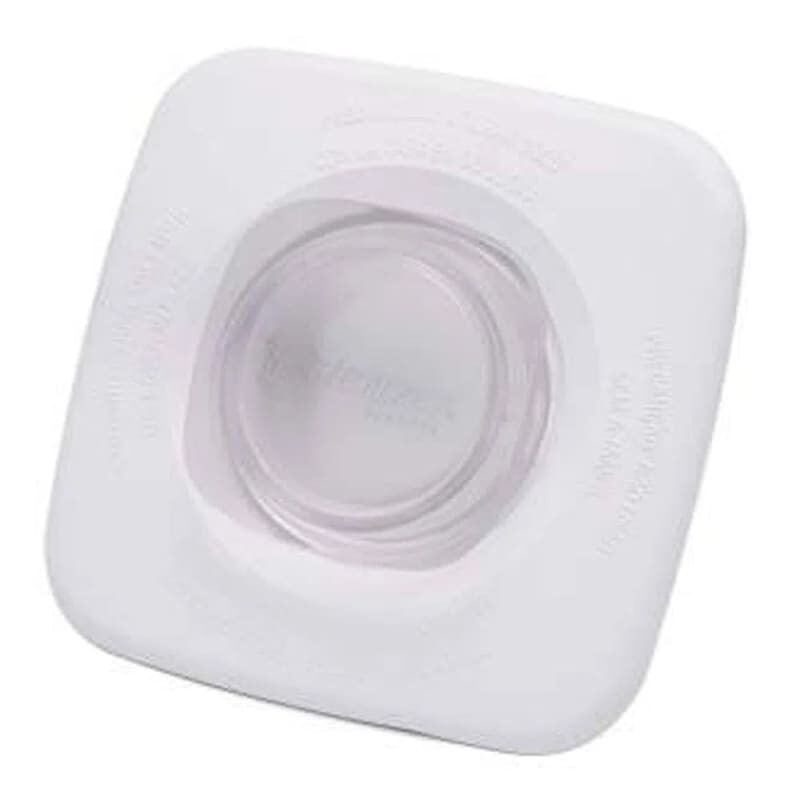 oster 4903 blender jar lid and center cap fits 5 cup square jar oster & osterizer blenders - White