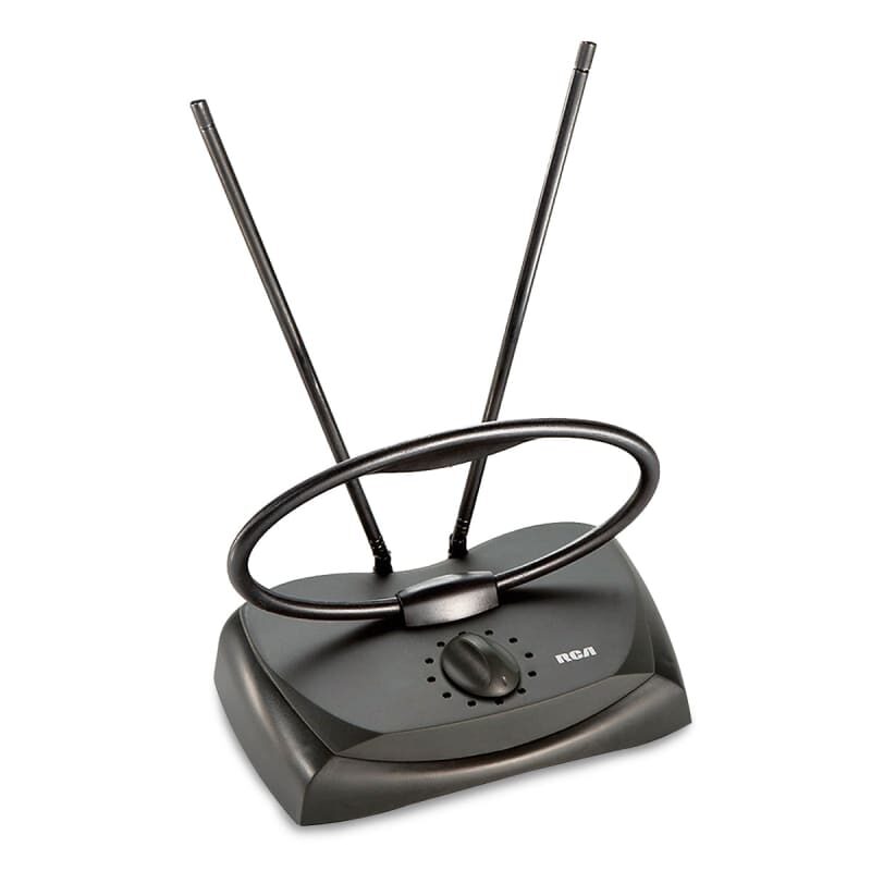 RCA Indoor Antenna 30 Mile Long Range, HD 4k 1080 Supports Rca - ANT121R