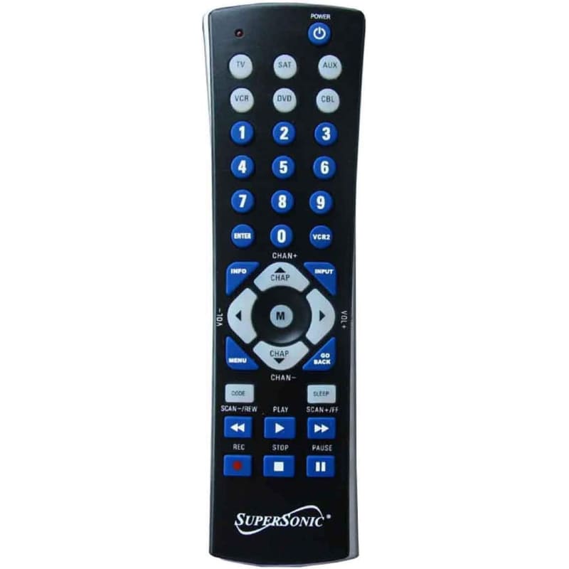 supersonic-universal-remote-control-compatible-with-tvs-cable-satellite-dvd-audio-and-vcr-778 Supersonic Universal Remote Control Compatible with TV’s Cable Satellite DVD Audio and VCR - sc-26